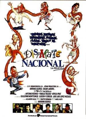 Cartel de la serie Disparate nacional - 1990