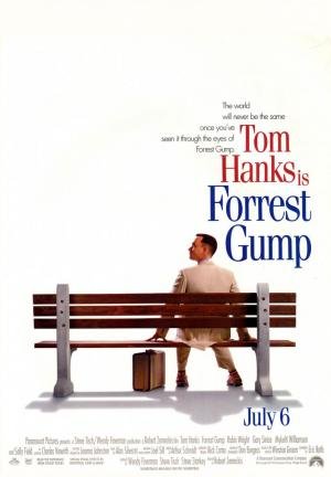 Cartel de la serie Forrest Gump - 1994